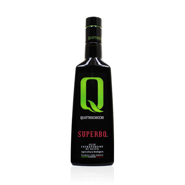 Quattrociocchi Superbo Organic Extra Virgin Olive Oil 500ml Extreme Intensity Moraiolo Olive Oil