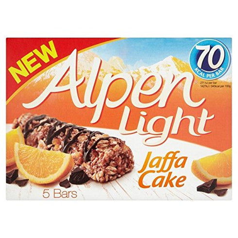 Alpen Light Jaffacake bars - 5 x 19g