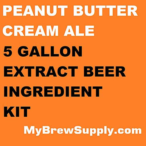 Peanut Butter Cream Ale Homebrew 5 Gallon Beer Extract Ingredient Kit By