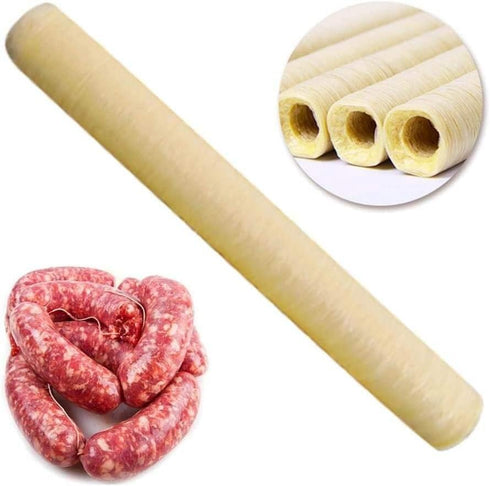 Generic 14m 20mm Sausage Casings Soy Protein Sausage Casings Skins Collagen Casing Hot Dog Collagen Casing Super Long
