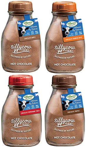 Sillycow Farms Hot Chocolate Variety Pack | Chocolate Truffle, Chocolate Maple, Peppermint