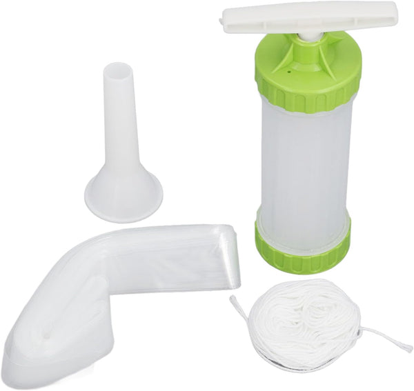 Sausage Stuffer Casing Set, Food Grade Plastic Inedible Homemade Ham Sausage Casing