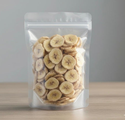 SweetGlob 2 Seewtglob Crunchy Banana Chips & Fruit Snack Mix Sweetened, Natural & Healthy Treat Pound