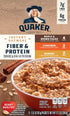 Pack 8, 12.1 Quaker Instant Oatmeal Fiber Protein Variety Ounce