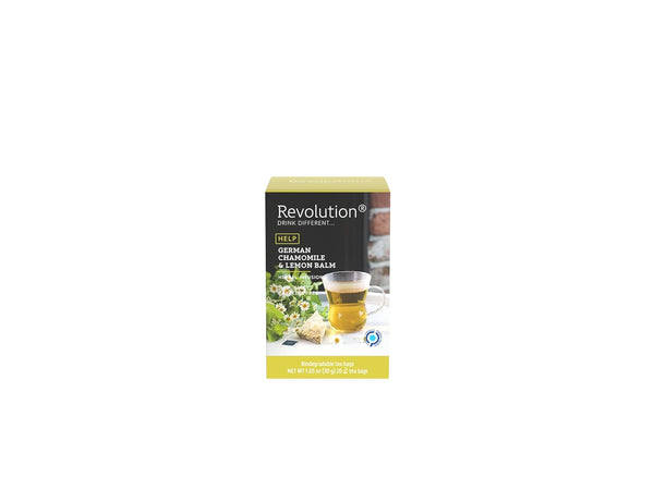 REVOLUTION TEA German Organic Golden Chamomile Tea Bags Herbal Tea Bags [THE