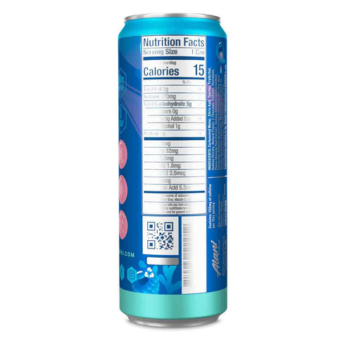 200mg 10 12 Oz 12 Pack Alani Nu FRUIT BLAST VARIETY Sugar Free, Low Calorie Energy Drinks | Caffeine | Biotin B