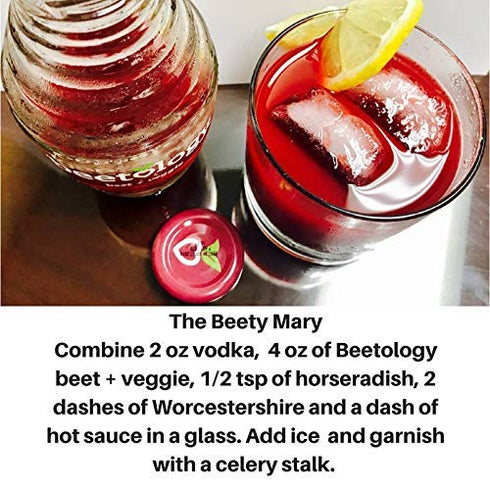 8.45 Oz (Pack 6) Beetology Beet Plus Veggie Juice, Fl