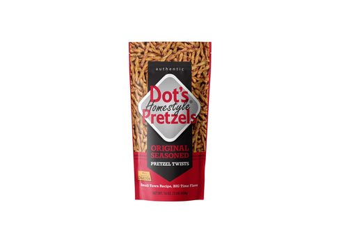 Dot's Pretzels Original Seasoned Pretzel Twists - Healthy Kids Snacks, 16oz Grocery Sized Bag