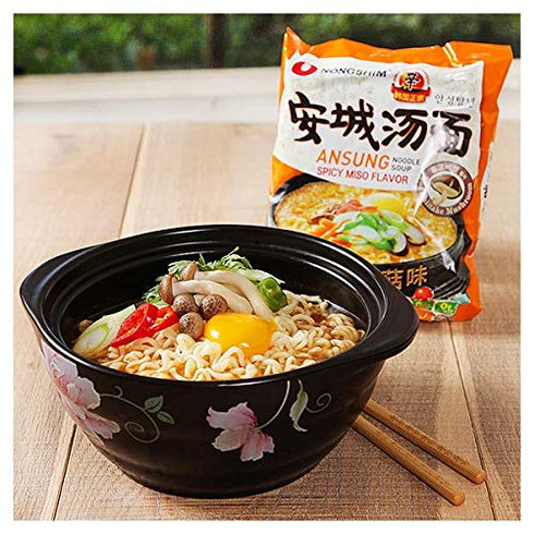4.4 (Pack 10) Nongshim Noodle Soup, Ansung Tang Myun, Ounce