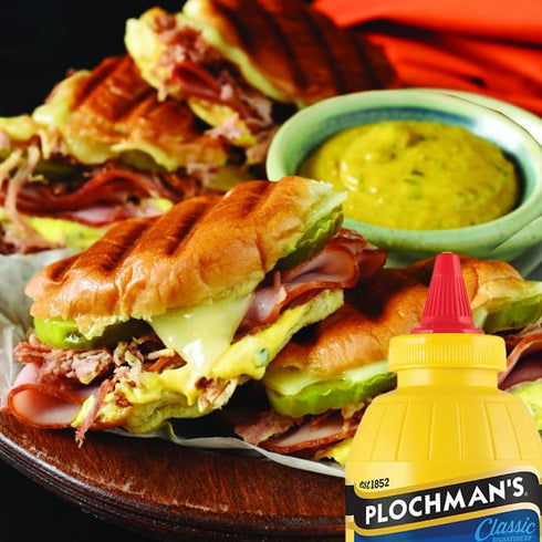 24oz (Pack 2) Plochman's, Mustard, Yellow, Mild, Container