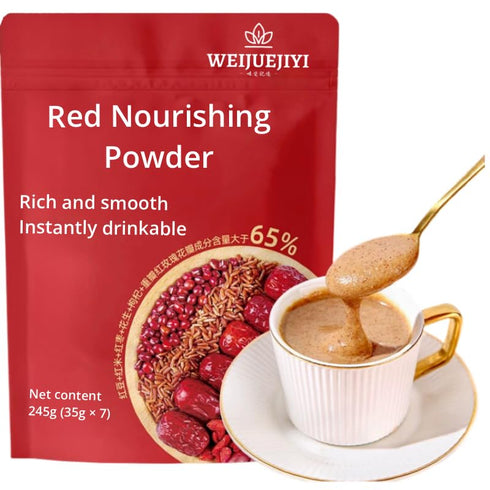 WEIJUEJIYI Five Red Powder 245/8.64oz Red Bean, Red rice, red dates, red goji