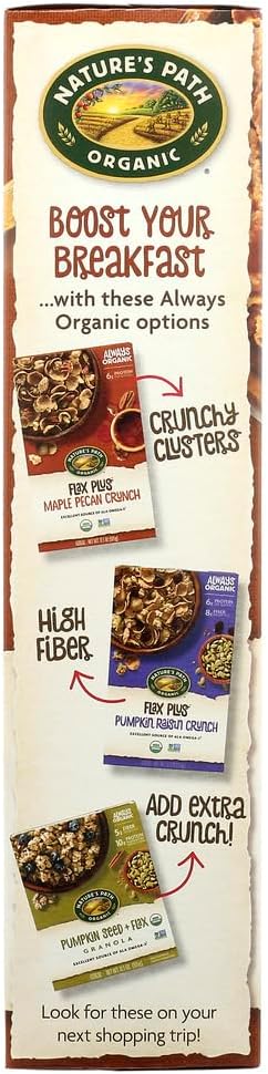 13.25 oz 2 Nature's Path Organic Heritage Heirloom? Whole Grain Flake Cereal - - pc
