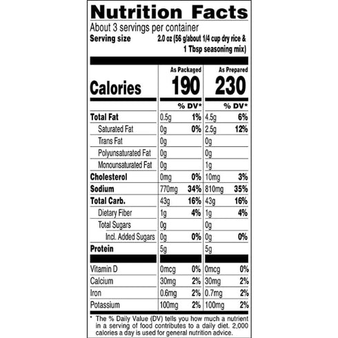 Generic 6 Pack (1 Pack) Premium Parboiled Rice Pilaf Mix, Original Flavor, | Kosher (OU), Non-GMO