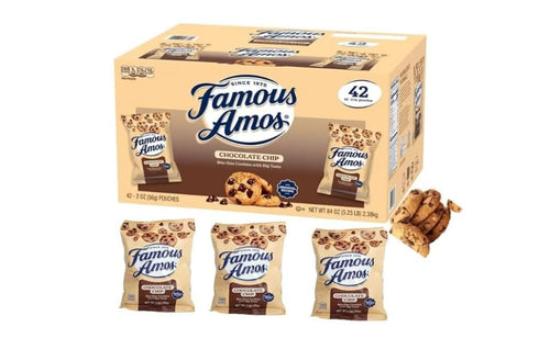 Generic Chocolate Chip Cookies, Bite-Size, 2 oz Individual Bags - (42 - Count)
