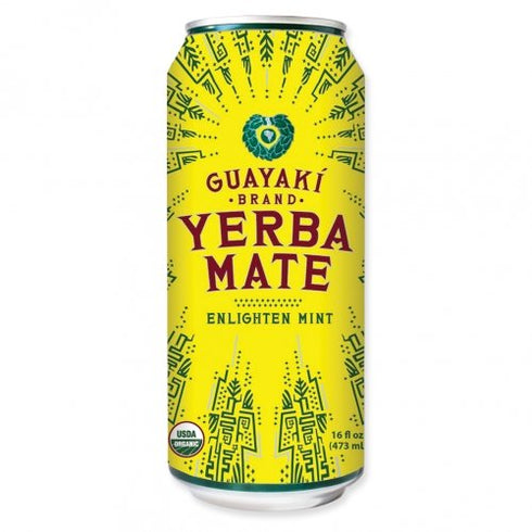 16oz.(Pack 16) Guayaki Yerba Mate - Enlighten Mint