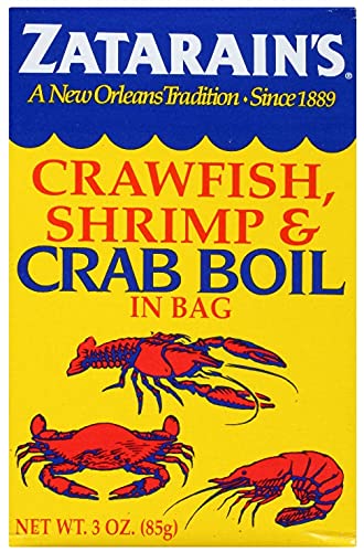 Make Your Day (Pack 3) Zatarain's Concentrated Shrimp & Crab Boil and Crab Boil in a Bag of - with Basting Brush
