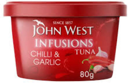 John West Tuna Infusions Chilli & Garlic 80g
