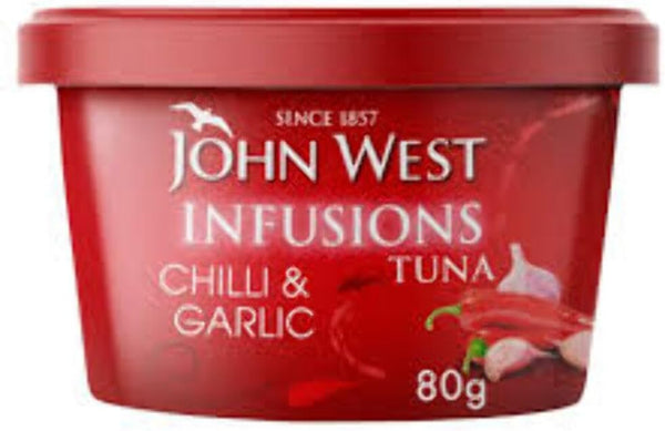 John West Tuna Infusions Chilli & Garlic 80g