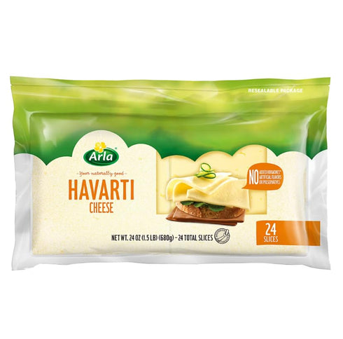 Arla Dofino Havarti Cheese Slices, 24 oz.