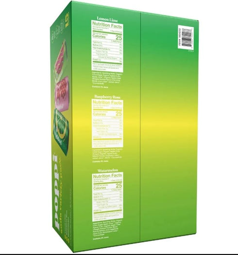 KD Chocolates Pack, 12 Popi Prebiotic Soda, Variety Fluid Ounce