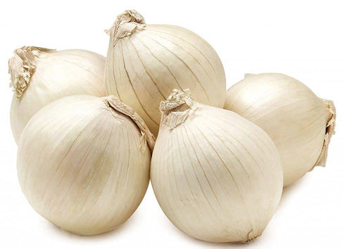Generic (5 White Onions, Fresh Produce, USA Grown, Non-Gmo, Bulk Wholesale Pounds)