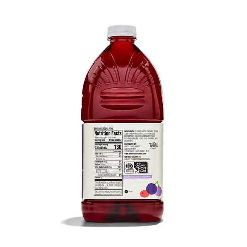365 by Whole Foods Market 64 Oz , Organic Grape-Cranberry Juice Blend, Fl