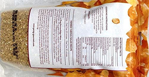 (16 Oz) Pereg Bulgur Wheat - Fine Bulgur Wheat Grain - Ready To Cook - Nutty Flavor & Chewy Texture - Rice, Quinoa