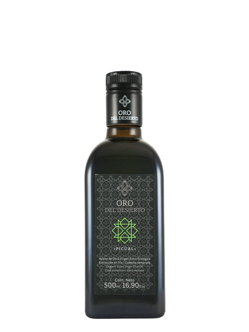 Oro del Desierto Picual - Organic Gourmet Extra Virgin Olive Oil - 16.91 Fl Oz