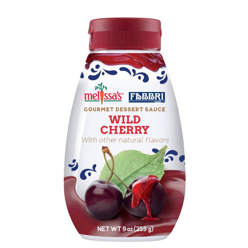 Fabbri Gourmet Dessert Sauce, Wild Cherry flavor, Flavoring sauce for Ice Cream,