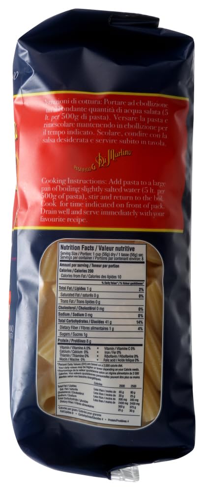 1 Lb, 16 (Pack 6) Pastificio G. Di Martino Elicoidali Pasta, Vegan Friendly, Kosher, Non-GMO, Ounce