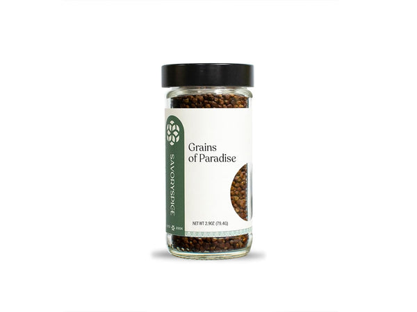Savory Spice Grains of Paradise (2.8 oz) - Whole Alligator Pepper Seeds