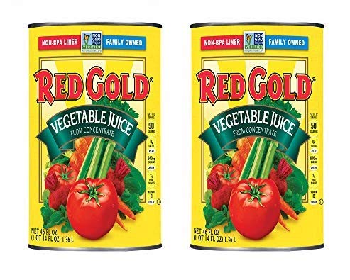 Red Gold Vegetable Juice, 46oz Cans (Pack of 2)