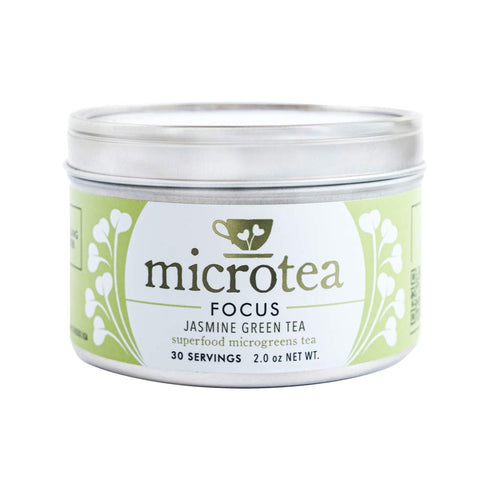 MICROTEA Organic Loose Leaf Functional Teas - Immune Supporting Antioxidant Microgreens for Vitamins, Micronutrients