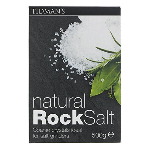 Tidmans Tidman's Natural Rock Salt (500g) - Pack of 6