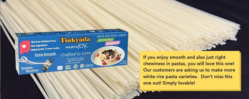 Tinkyada 16 oz (6 Pack) White Rice Spaghetti Pasta, Gluten Free Dry Pasta Made from White Rice
