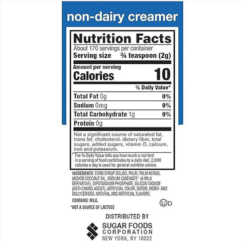 12 72 (Pack 6) N Joy, Non Dairy Coffee Creamer, Ounce