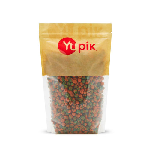 Yupik Sriracha Coated Green Peas, 2.2 lb (35.2 oz), Crunchy, Roasted, Spicy