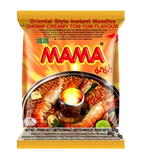 Generic Mama Oriental Style Instant Noodles Shrimp Creamy Tom Yum Flavour 55g (Pack