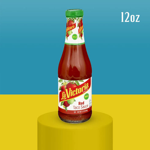 12 (Pack 6) La Victoria Red Taco Sauce Mild, Ounce