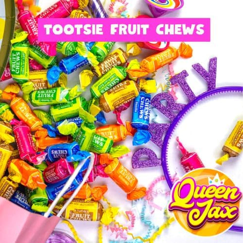 5 Fruit Chews - Pound Bag - Assorted Candy - Chewy, Fruity and Delicious - Cherry, Lemon, Lime, Orange and Vanilla