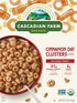 15 oz (Pack 2) Cascadian Farm Organic Cinnamon Oat Clusters Cereal, Made with Whole Grain, Non-GMO