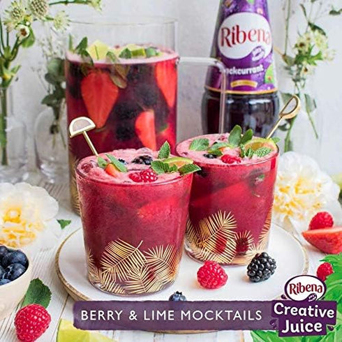 Ribena 850 ml (Pack 4) Original Blackcurrant Drink, Bottles