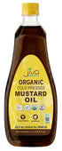 Jiva Organics Organic Mustard Oil 1 Liter Bottle (33.8 Ounce) - Non-GMO,