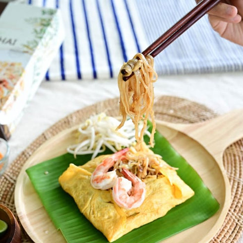 Generic Set 200g Pad Thai Cooking Kit - Traditional Thai Style Meal with Rice Noodles and Sauce