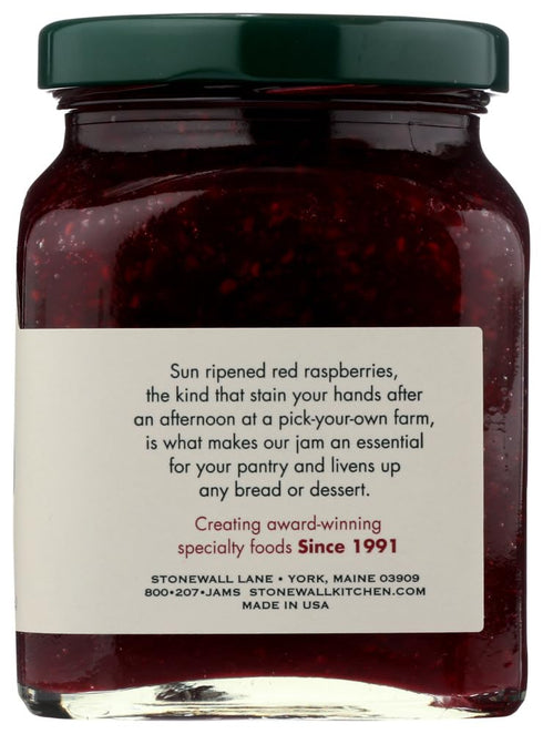 13-Ounce (Pack 6) Stonewall Kitchens Red Raspberry Jam Jars