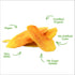 2.8oz, 4 Pack Earthside Farms Citrus Splash Dried Organic Mangoes, No Sugar Added, Gluten-Free, Vegan Snack Naturally