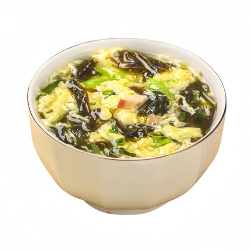 BAHWJCTO Pack Package. Seaweed Miso Soup Fast Food, Convenient Food, Vegetable Soup, Breakfast Fast Food. A Five