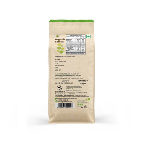 500g Organic Tattva Chick Peas (Kabuli Chana) Chickpeas, USDA Certified