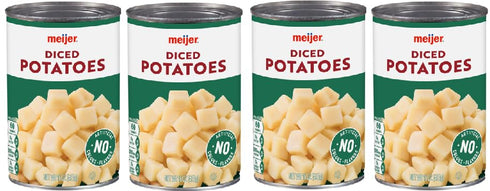 Generic Canned Diced Potatoes (Pack Of 4 cans) 15 oz. Each Can.