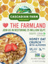 14.4 oz. (Pack 3) Cascadian Farm Organic Honey Oat Crunch Cereal With Almonds, Non-GMO
